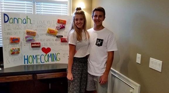 Sophomore Bryen Gatt had a "sweet" proposal to sophomore girlfriend, Dannah Janke.