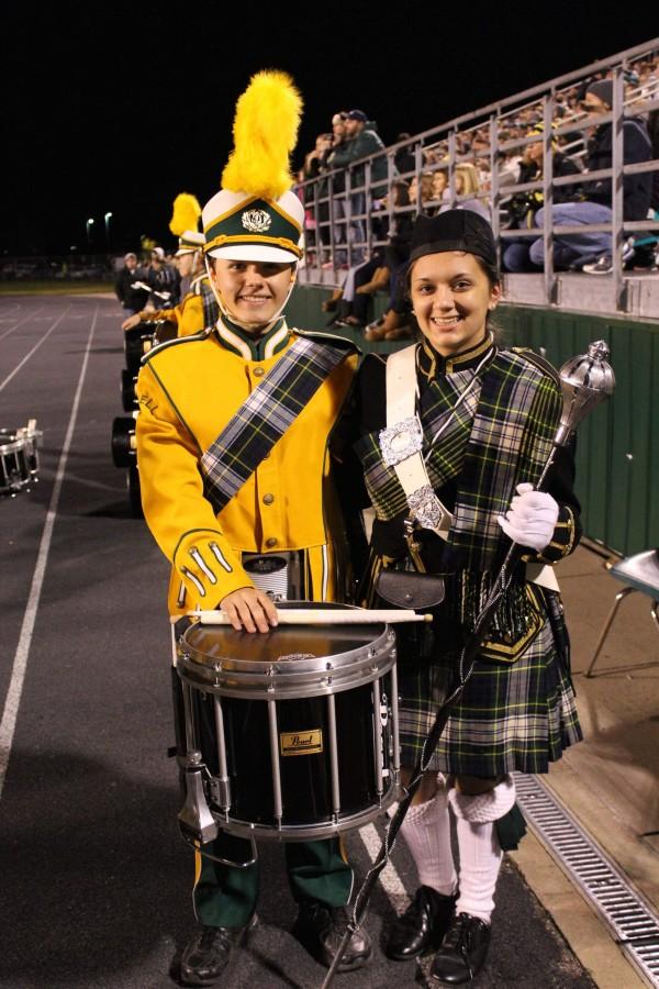 Marching band seniors say goodbye