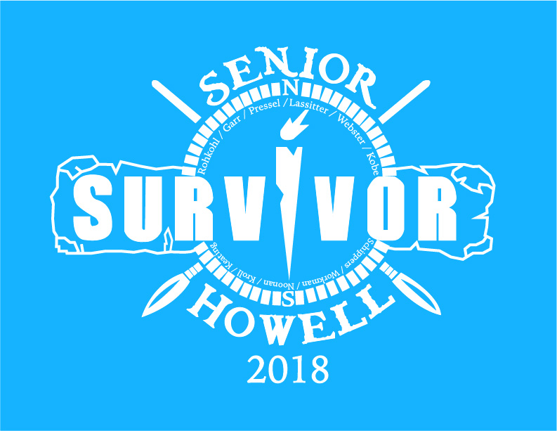 Behind the new senior survivor logo THE MAIN FOUR